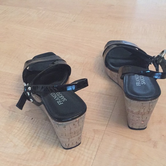 Franco Sarto black patent leather shoes size 71/2. - Picture 5 of 5